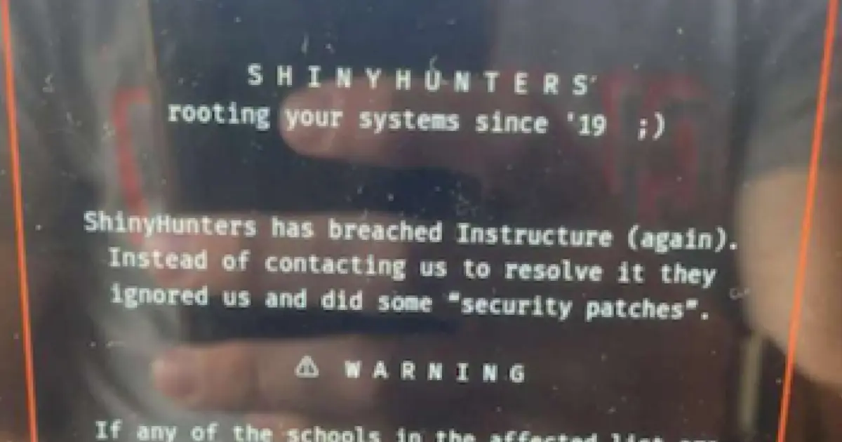 Canvas Breach Disrupts Schools & Colleges Nationwide