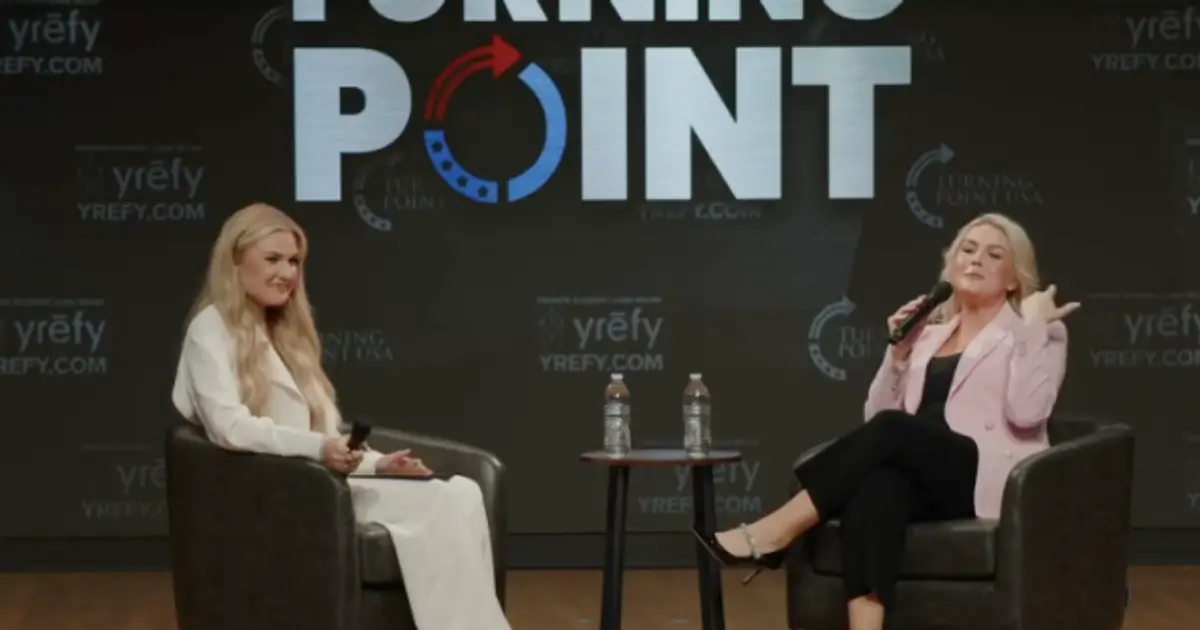 Leavitt Hits Media , Hammers Voter ID Critics at TPUSA Event
