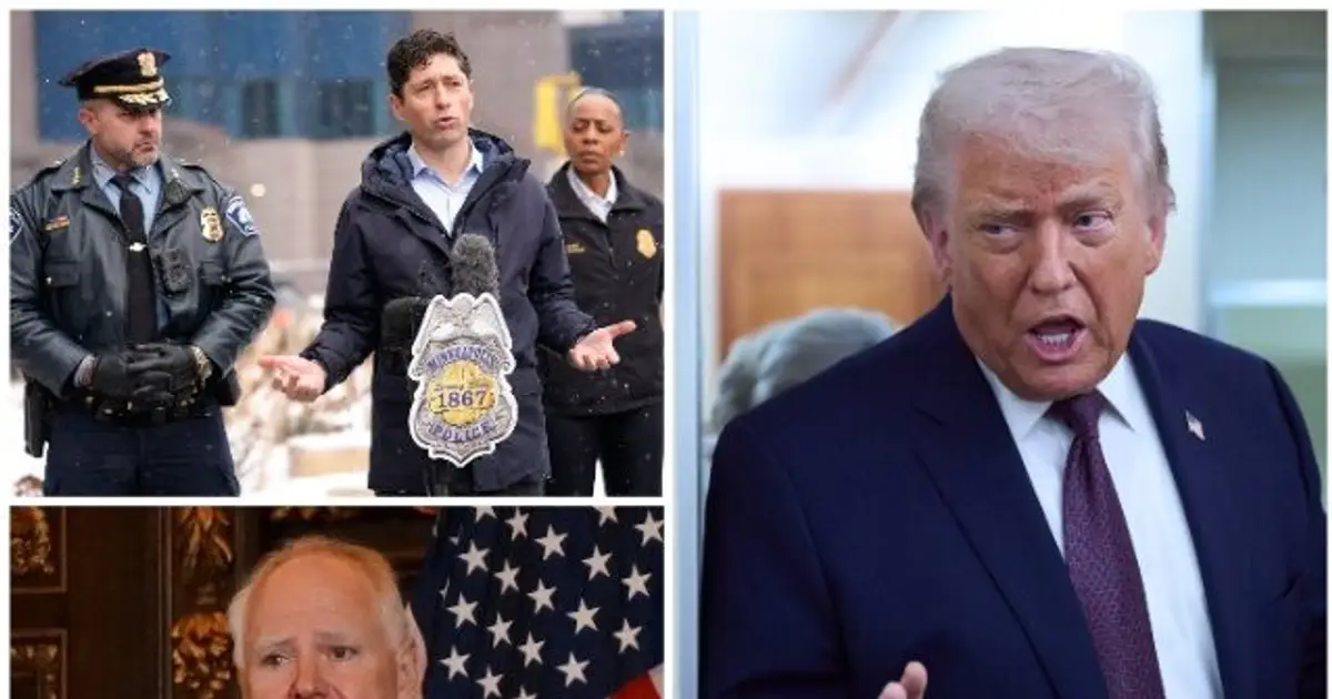 Trump Fires Back at Frey :  Mayor and Governor Are Inciting Insurrection