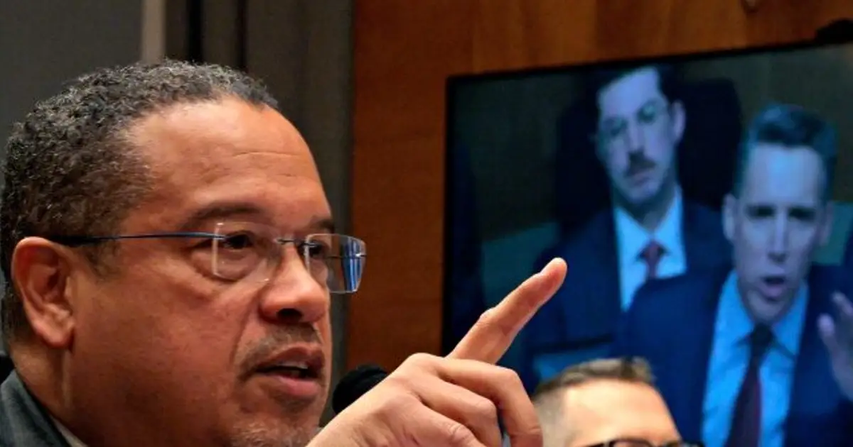 Josh Hawley Calls For Indictment of Minnesota Keith Ellison over Ties to Somali Fraudsters