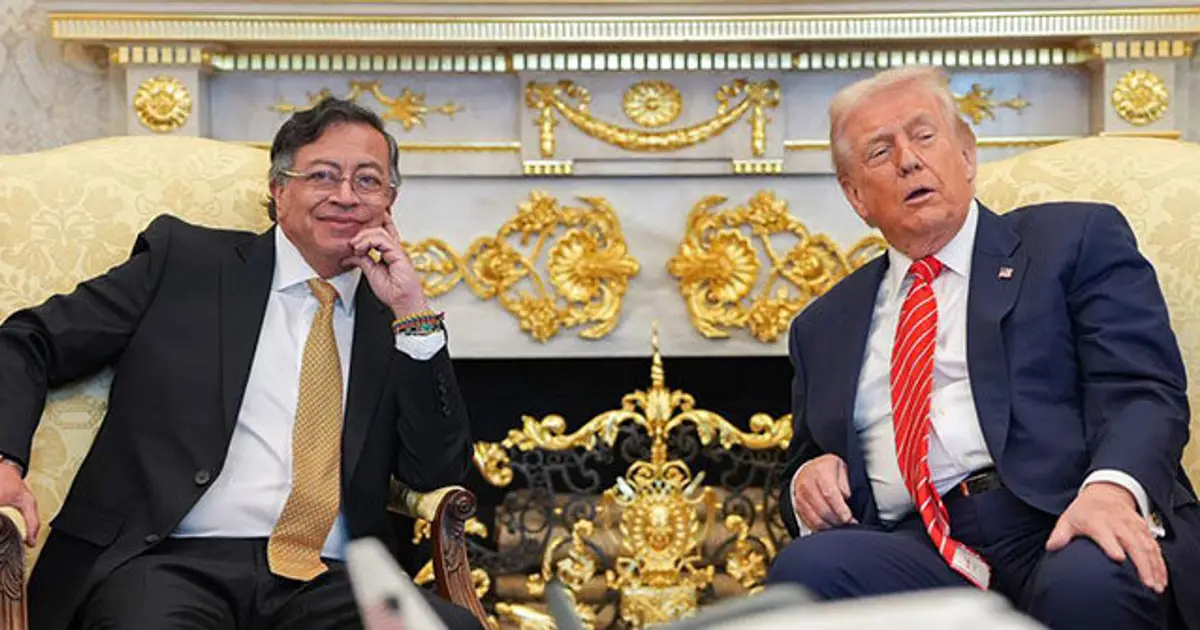 Gustavo Petro Celebrates Trump Meeting :  We Didnt Hit or Scratch Each Other