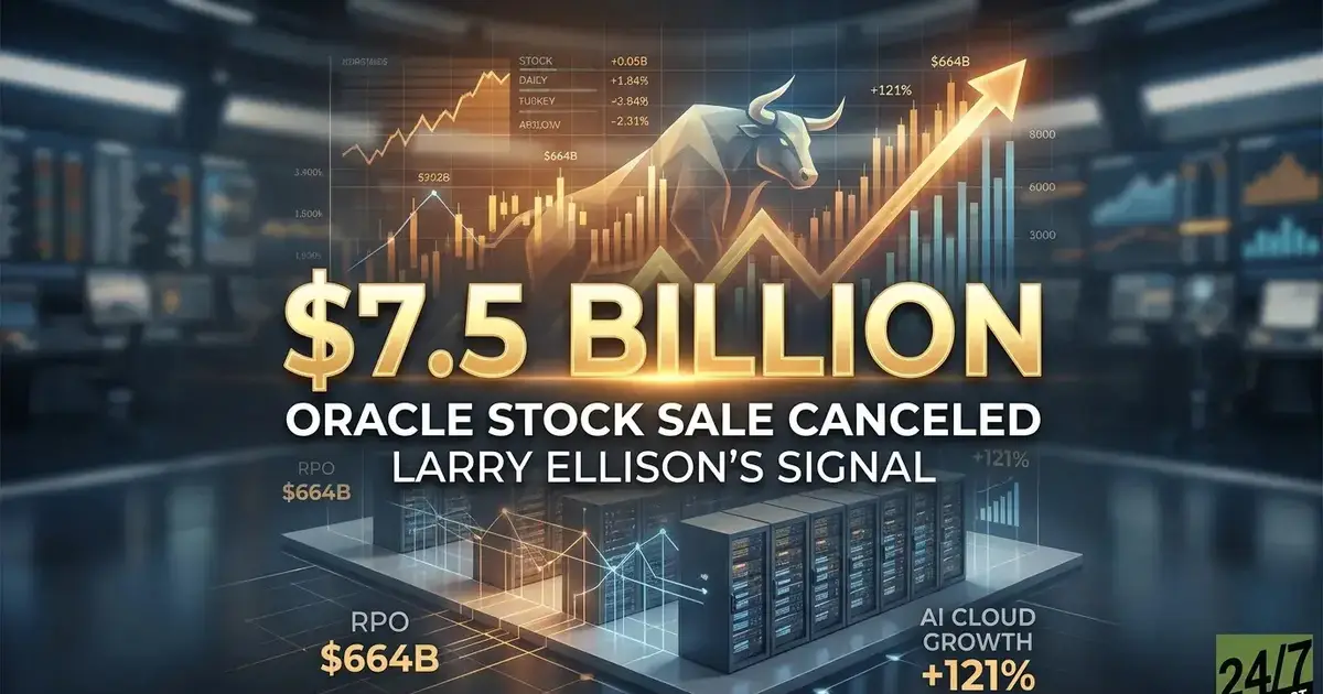 On Second Thought, Never Mind: Here’s Why ORCL’s Larry Ellison Just Canceled $7.5 Billion Stock Sale
