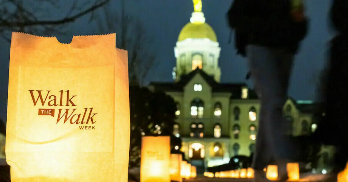 Notre Dame to celebrate 11th annual Walk the Walk Week