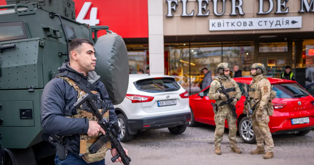 A mass shooting in Ukraine capital leaves 6 dead before police shot and killed the gunman