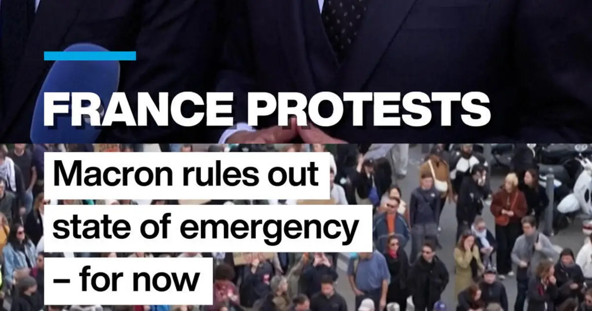France protests: Macron rules out state of emergency – for now