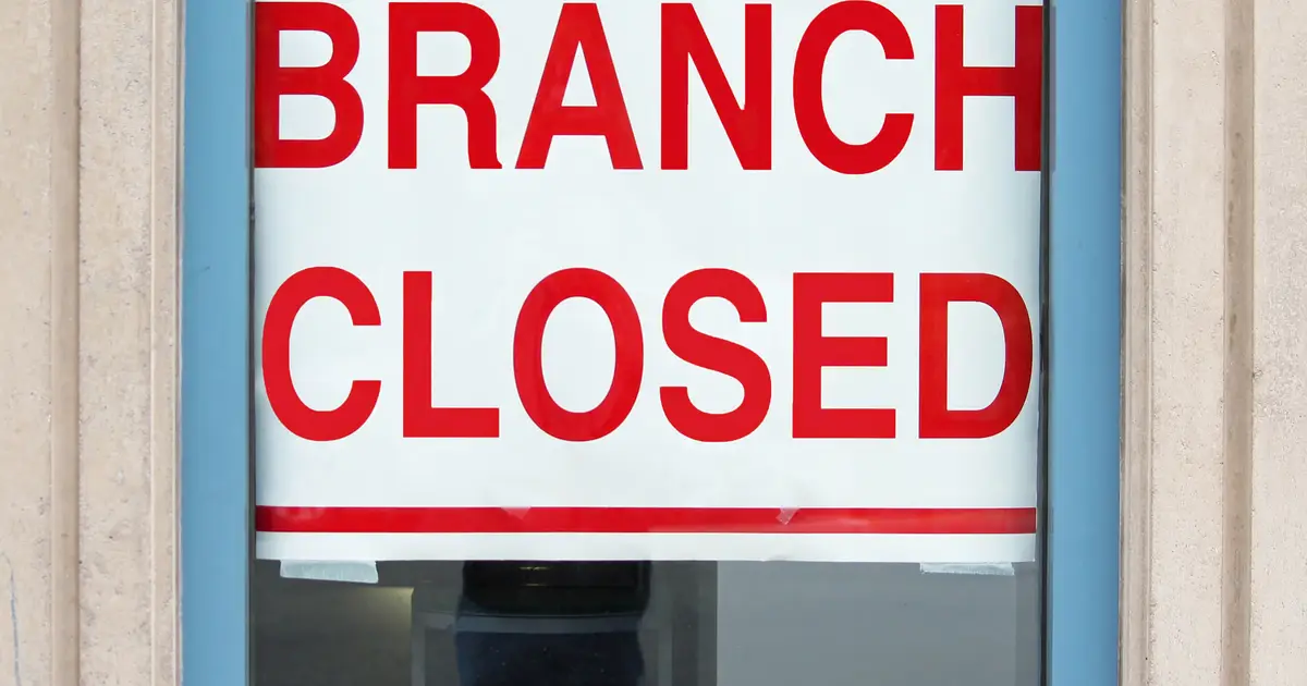 What to do if your bank branch closes