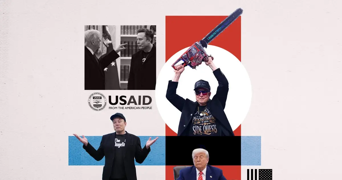 Elon wild ride at the White House : From DOGE and a chainsaw to one epic bust - up with Trump
