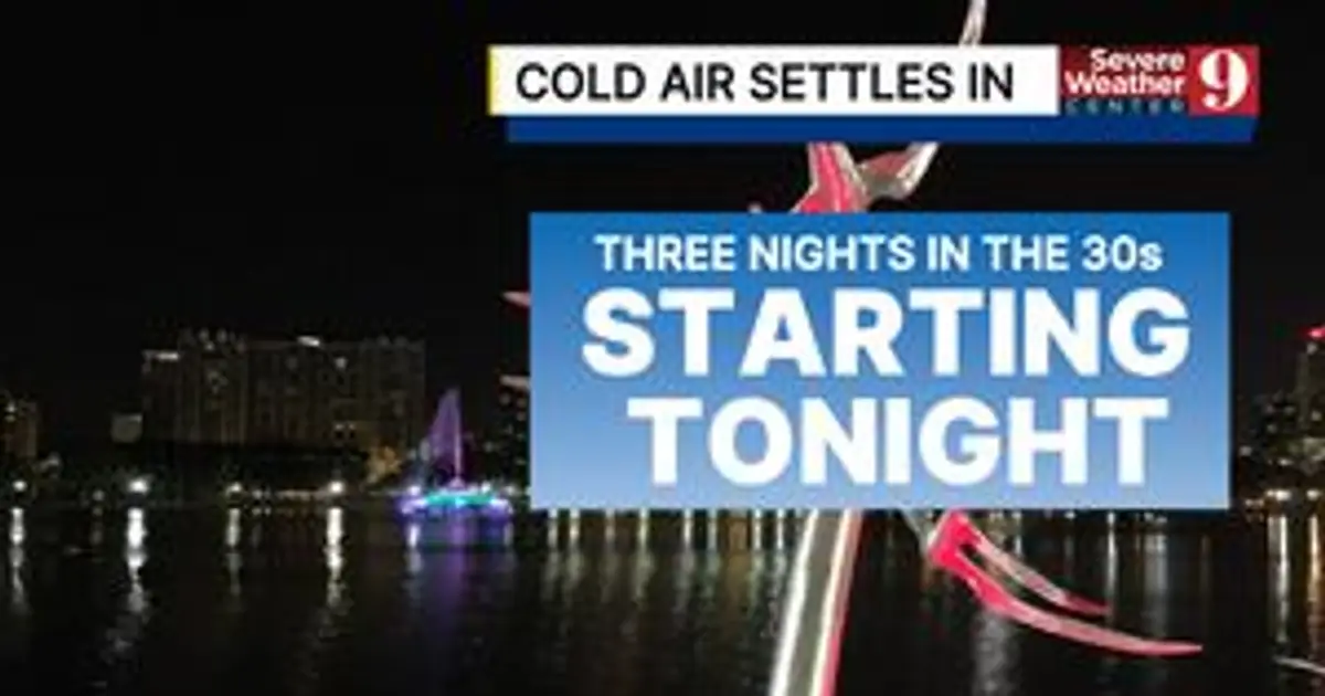 Freeze warning issued for Central Florida counties ahead of significant temperature drops