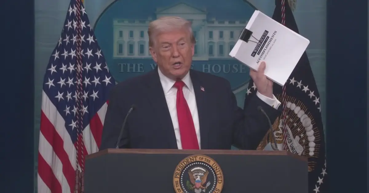 Trump touts accomplishments in first year , Illinois critics point to failures