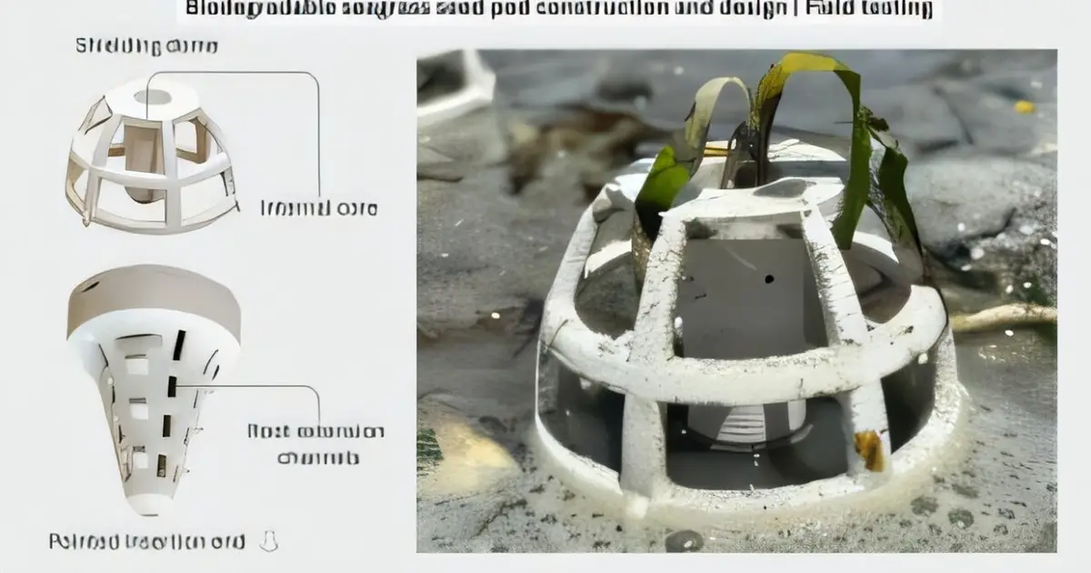 3D-printed bioplastic pods offer new hope for seagrass restoration in Thailand