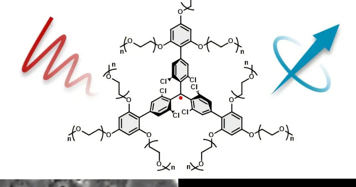 New metal-free molecules glow deep red in water and boost MRI contrast in test images