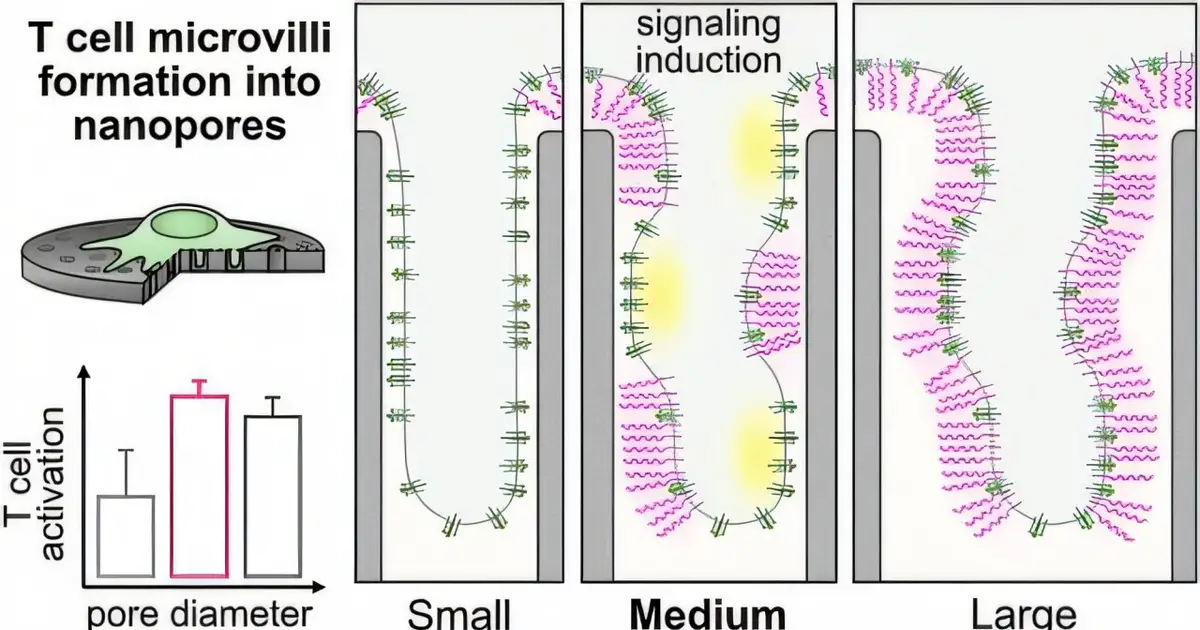 Nanopores can activate human T cells without biochemical signals