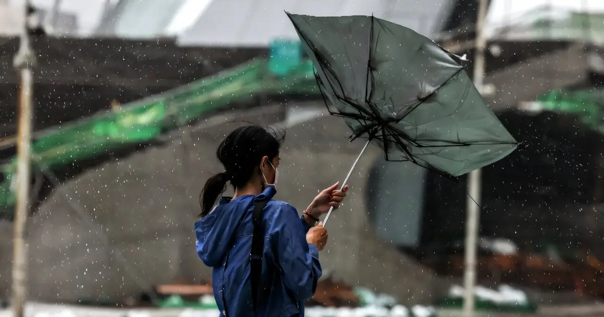 Typhoon makes landfall in China, downgraded to severe tropical storm