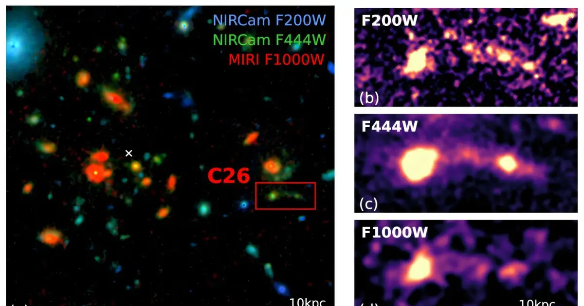 Astronomers may have caught an early galaxy in the process of dying