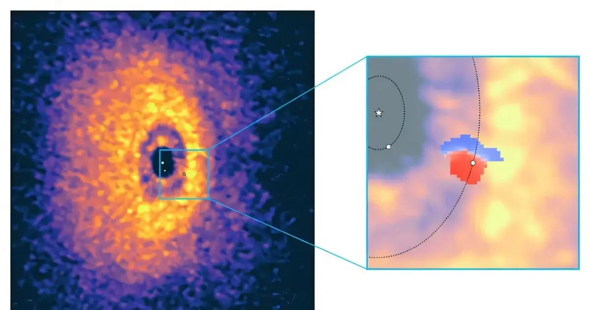 Astronomers capture an unprecedented view of gas giant formation in action