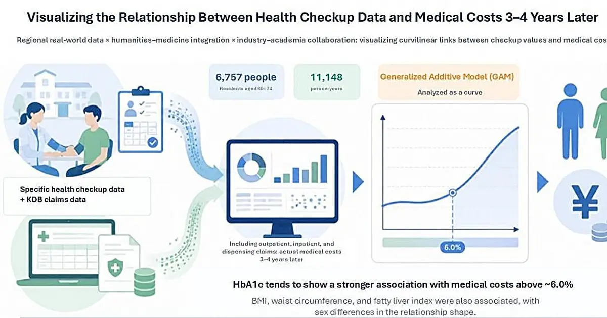 Beyond 'normal' and 'abnormal': Health checkup values show nonlinear links to future health care costs