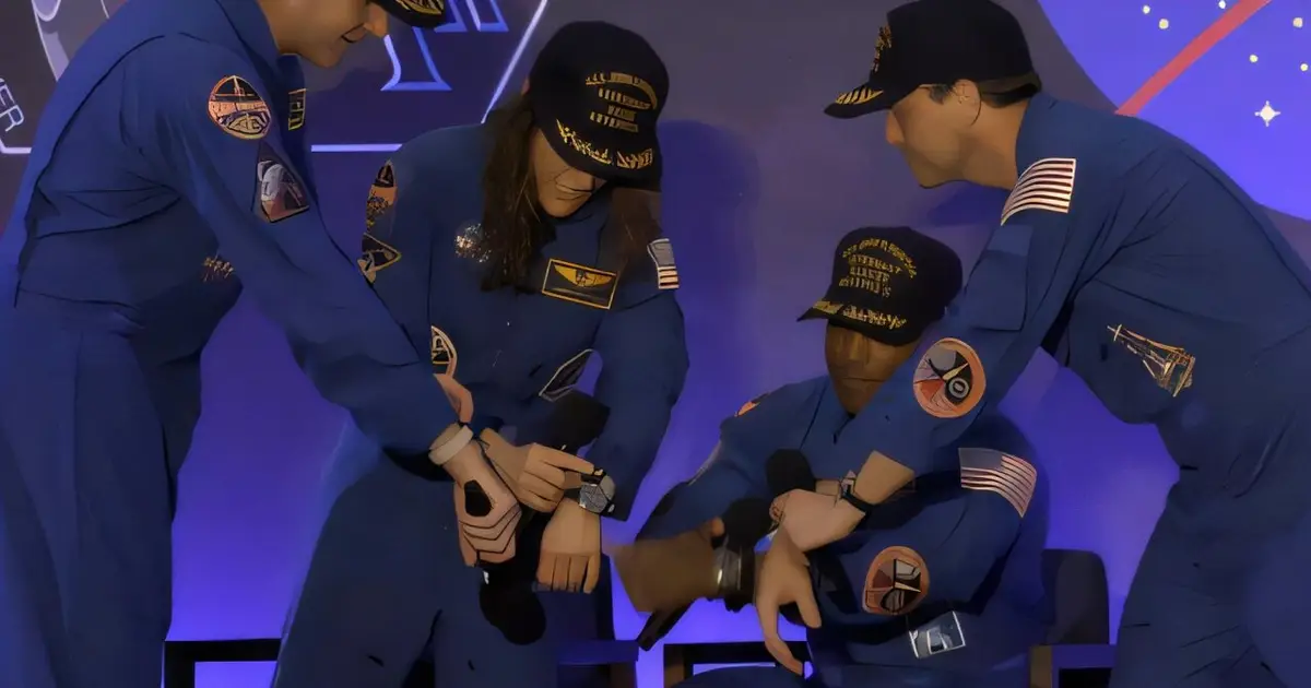 Wristwatch-like device enables assessment of health risks for astronauts on mission to the moon