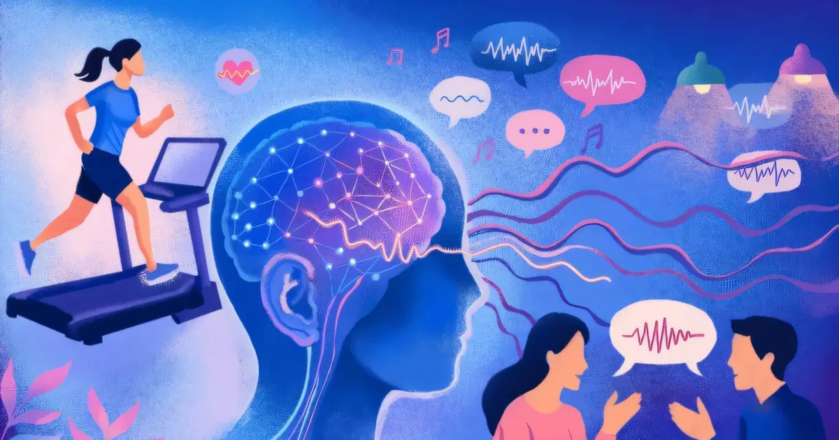 Break a sweat, hear more? Early results point to a surprising link between fitness and speech perception