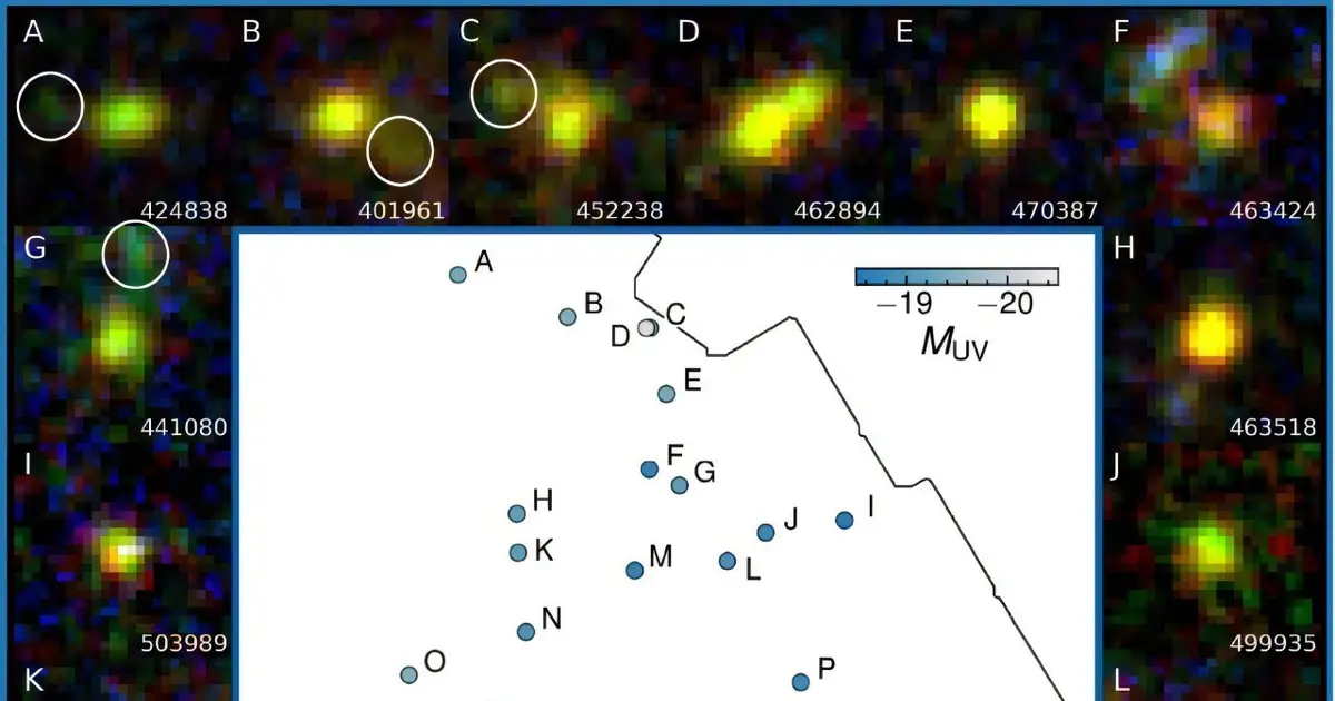 Dense galaxies are carving out a bubble in the early universe