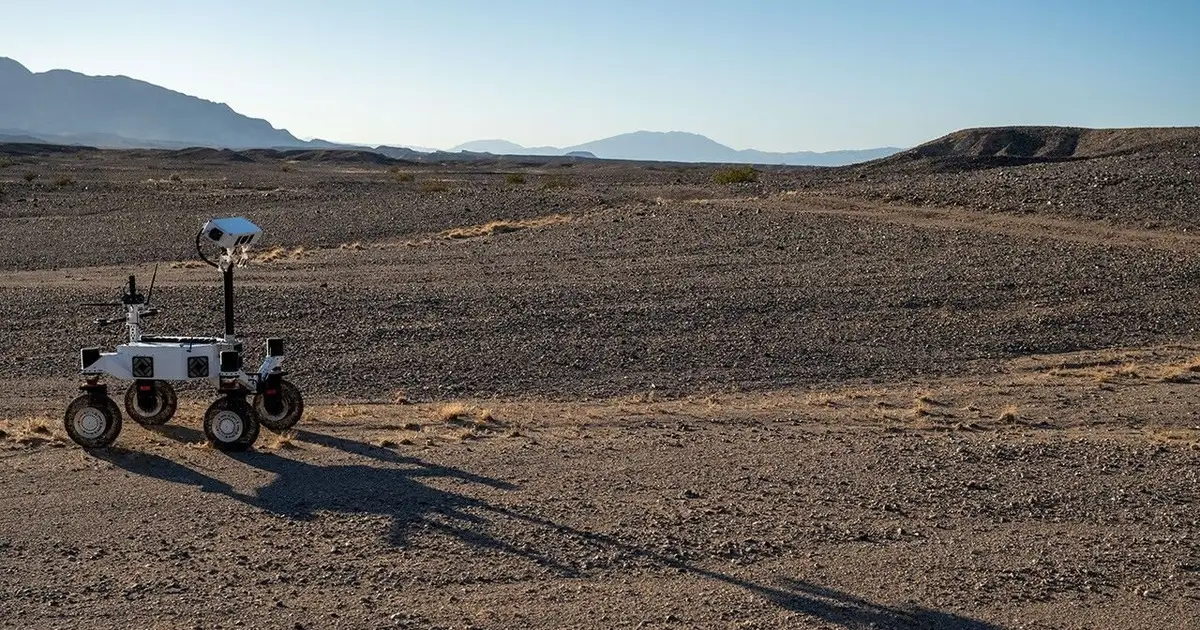 Desert field test with NASA advanced rover prototype