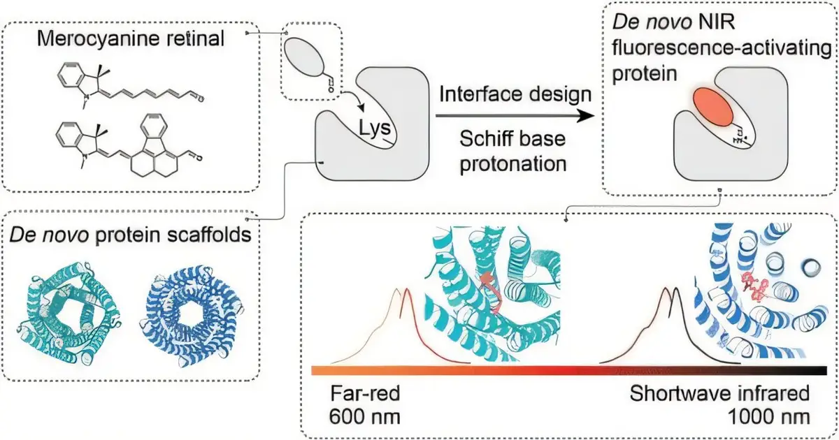 Designer proteins unlock near-infrared and SWIR glow for deeper tissue imaging