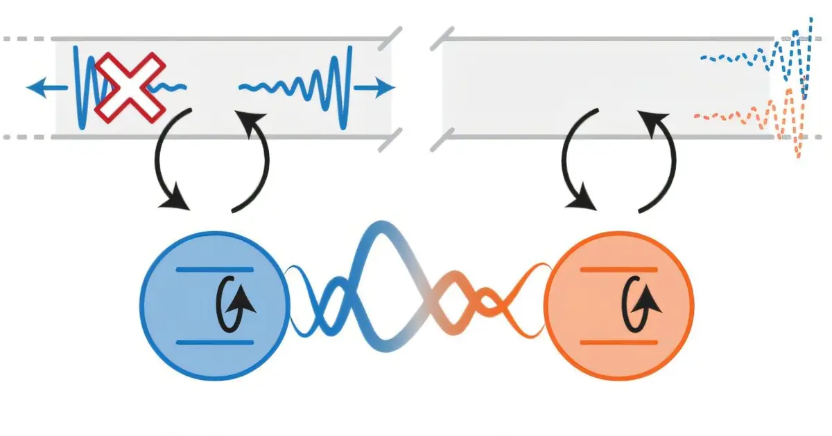 Quantum entanglement without transport: Leaky qubits offer route around noisy channels