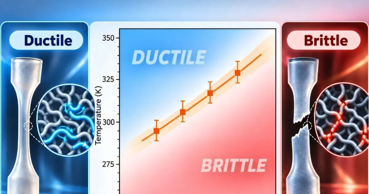 Explaining the difference between brittle and ductile behavior in polymer glasses