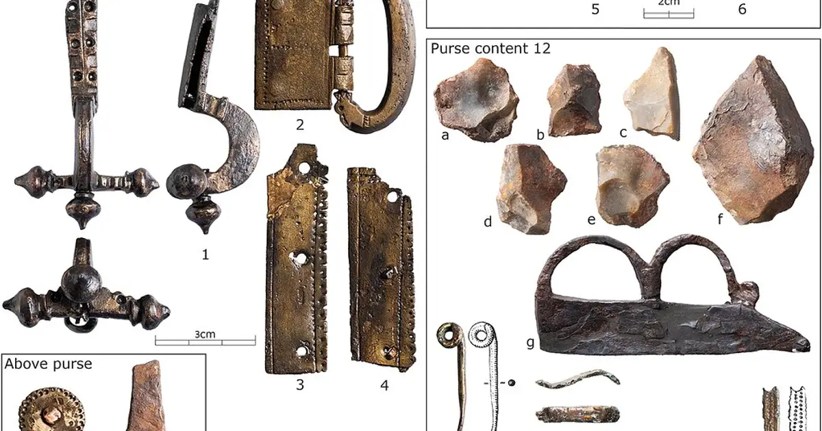 5th-century Belgian burial with 'scrap metal' may reveal missing link between Roman and Merovingian monetary systems