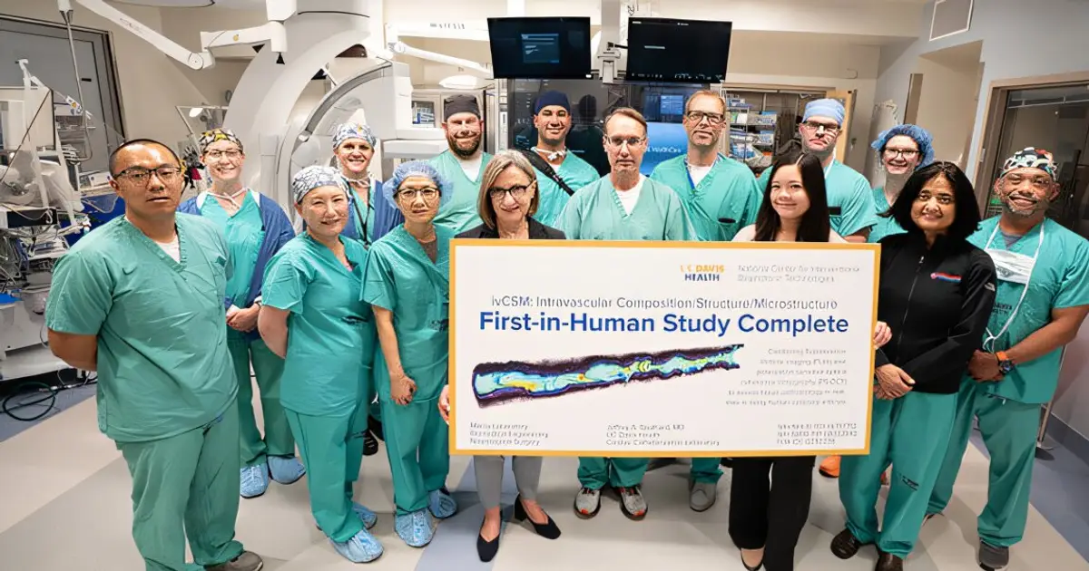 First-in-human study of dual-imaging catheter to assess heart attack risk, guide treatment