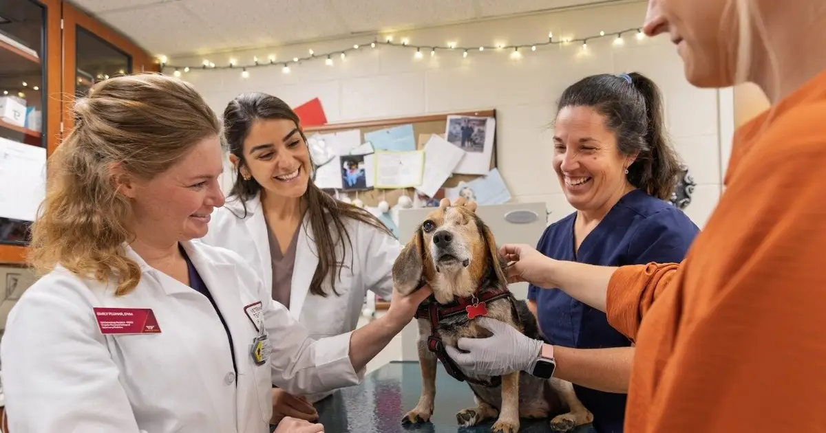 Keeping one eye open: Veterinarian applies unique treatment to preserve dog's eyesight