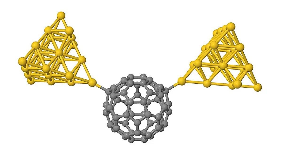 Quantum currents turn a nano 'soccer ball' into a powerful molecular electromagnet