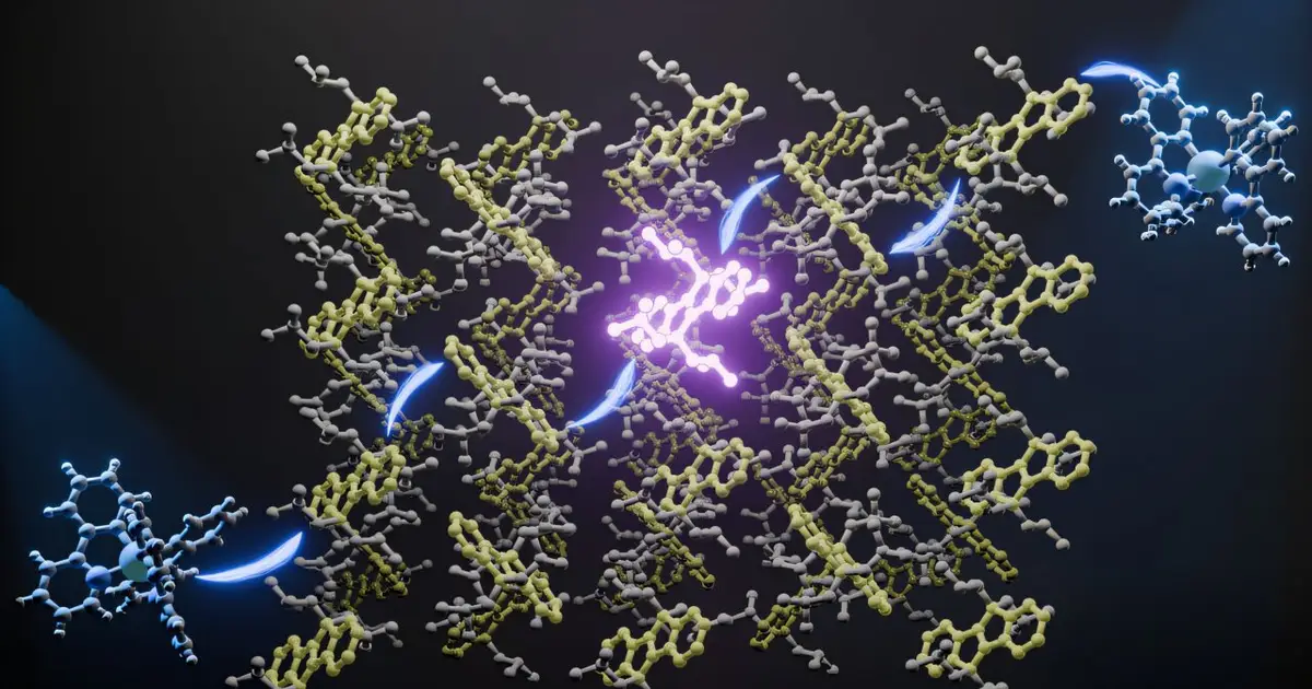Solid-state material turns visible light into high-energy UV at sunlight intensity, expanding solar energy potential