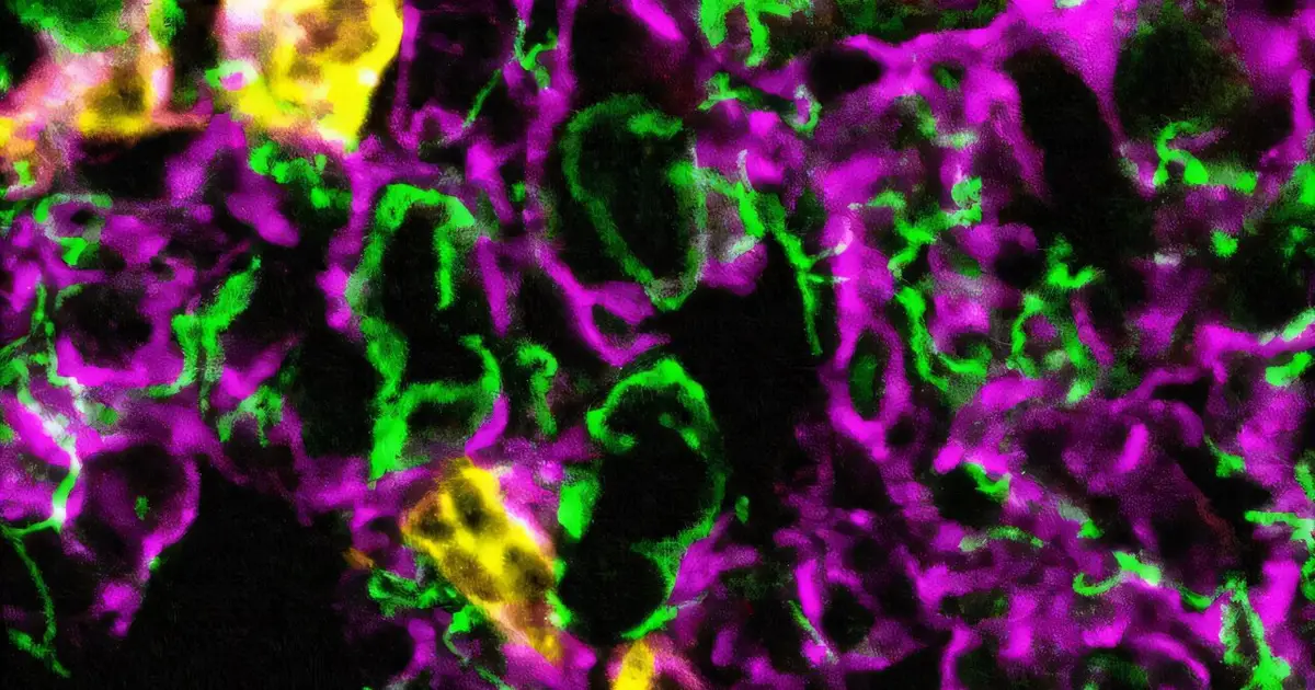 How blood vessels distinguish between growth and inflammation