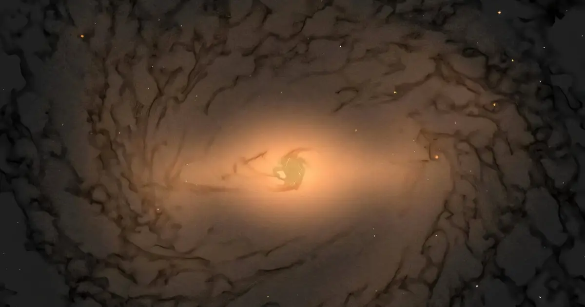 Milky Way-like simulation reveals how central galactic structures grow together