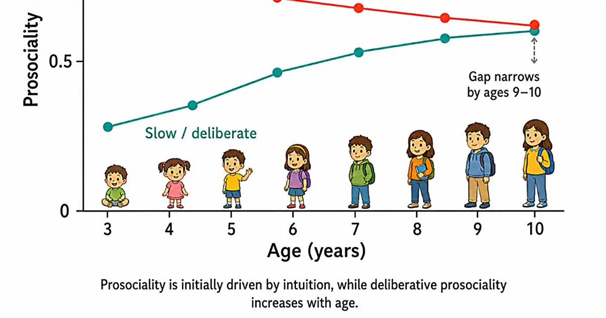 Kindness emerges intuitively in young children before reflection catches up, study finds
