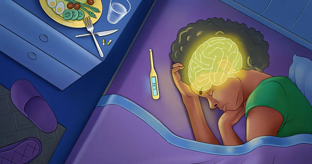 Feeling sick may reflect widespread changes in brain activity, mouse study suggests