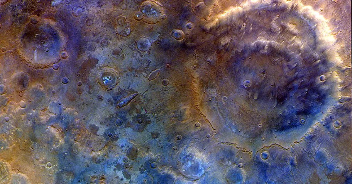 Image: NASA's Psyche mission captures Mars' Huygens Crater