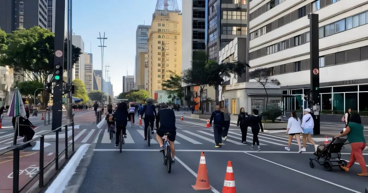 In São Paulo, Brazil, the expansion of bike lanes and parks encourages residents to cycle more