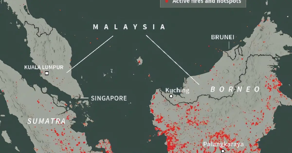 Volunteers fight uphill battle against Indonesian fires