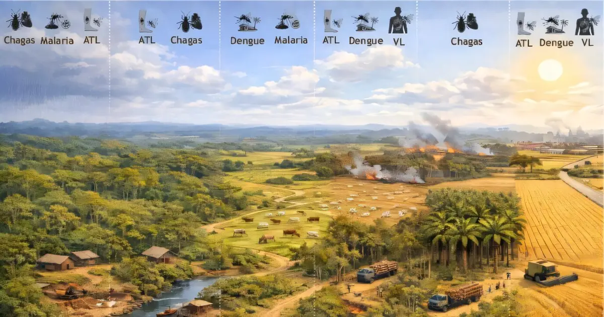 Insect-borne diseases in the Amazon linked to land use and rural economies