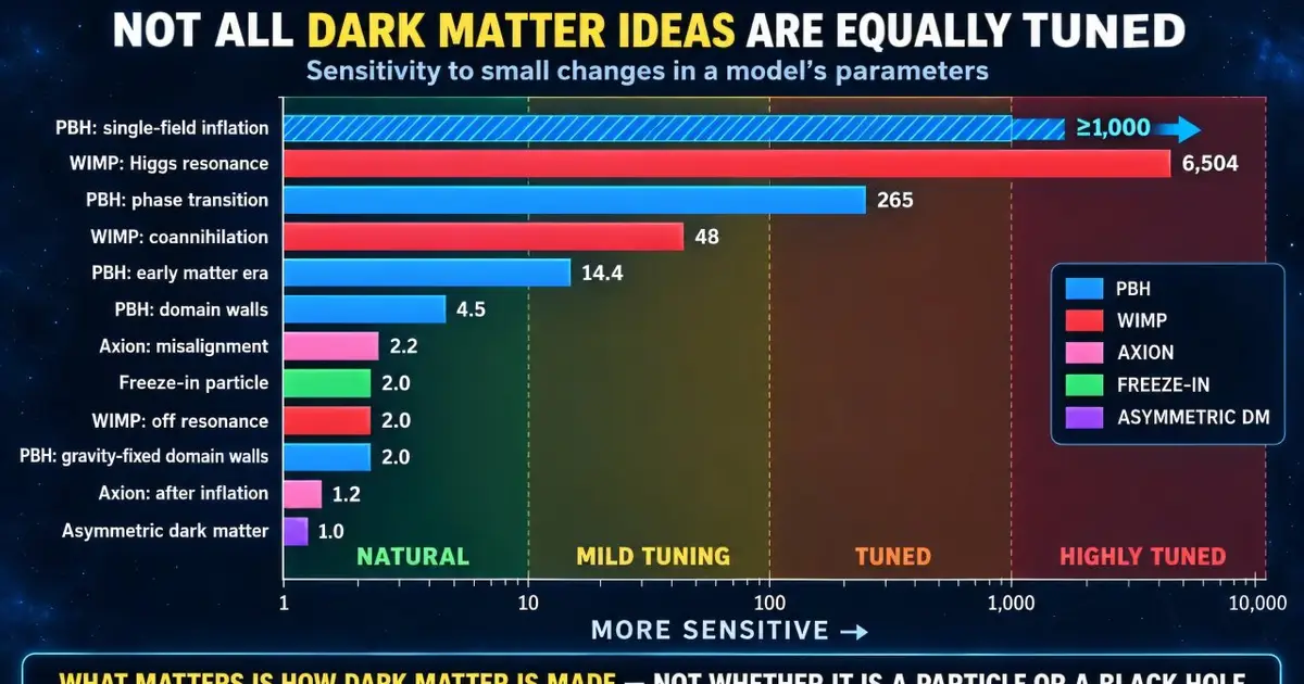 Is dark matter 'natural?' Physicist puts the question to the test