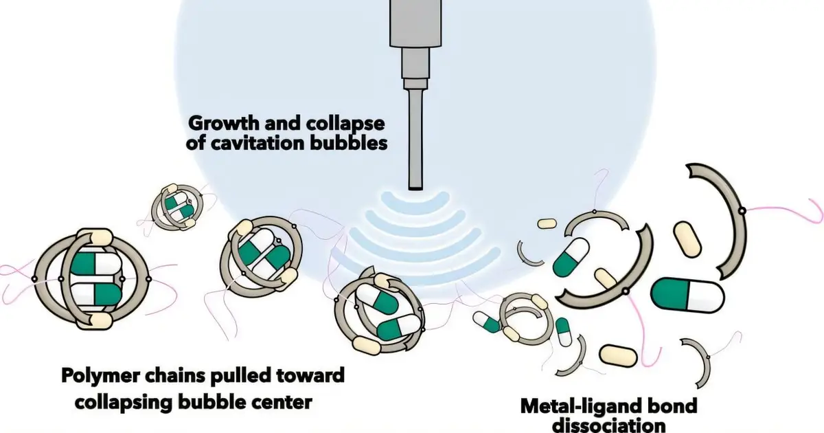 Molecular nanostructures can be activated using ultrasound