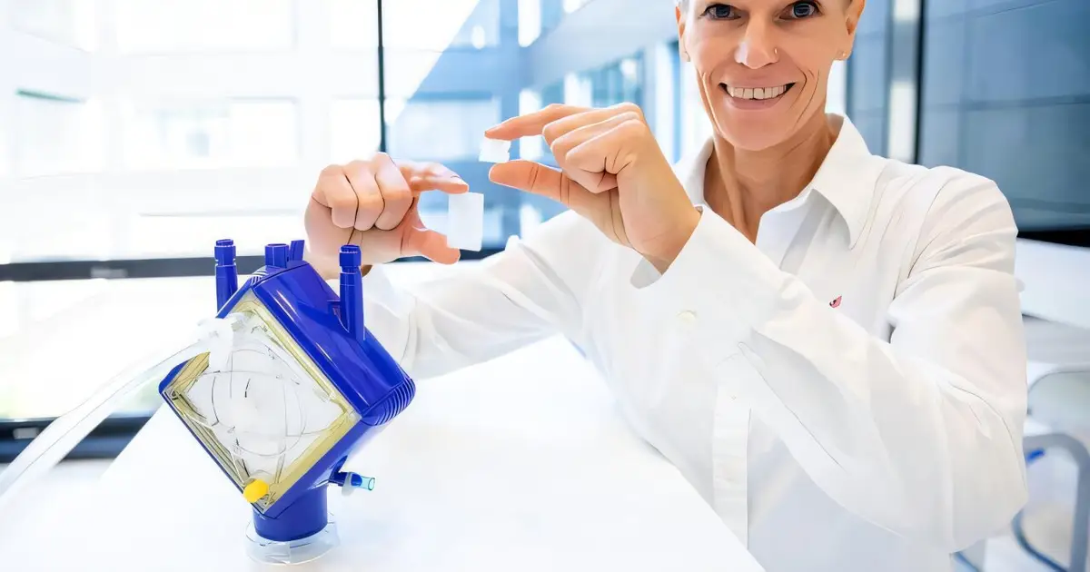 3D-printed membrane increases oxygen transfer in artificial lungs by up to 88%