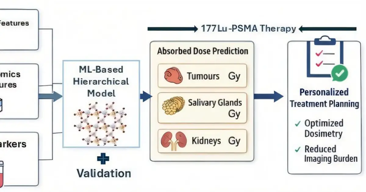 New AI approach aims to predict radiation dose before therapy in advanced prostate cancer
