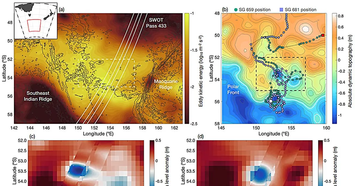 Satellite data reveal Southern Ocean vertical currents diving 3,000 feet below surface