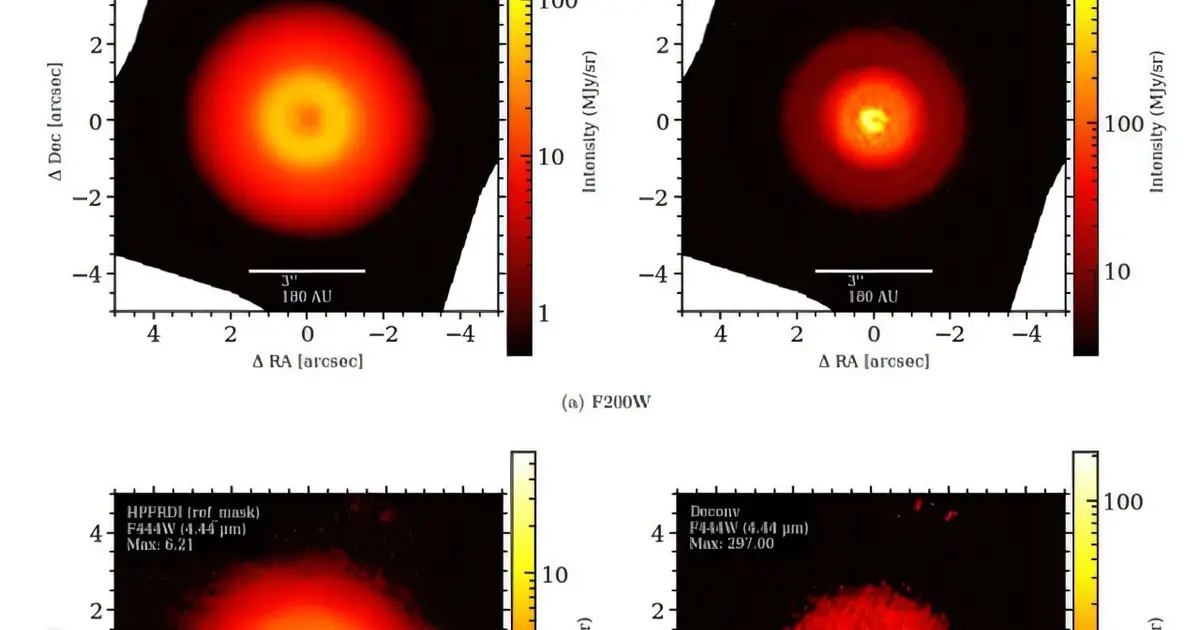 Webb reveals warped structure in nearby TW Hydrae's protoplanetary disk