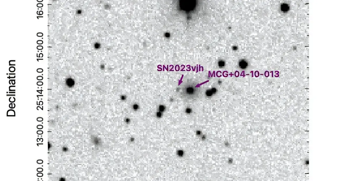 Observations investigate the nature of a peculiar supernova
