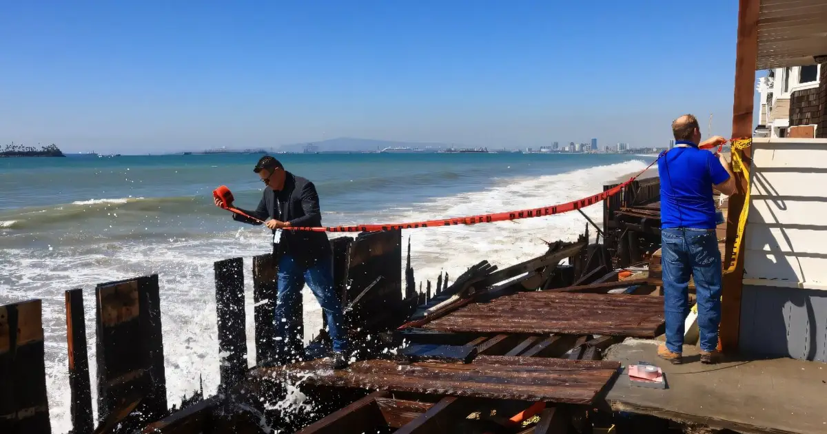 Powerful waves lash California coast as storm threatens more damage
