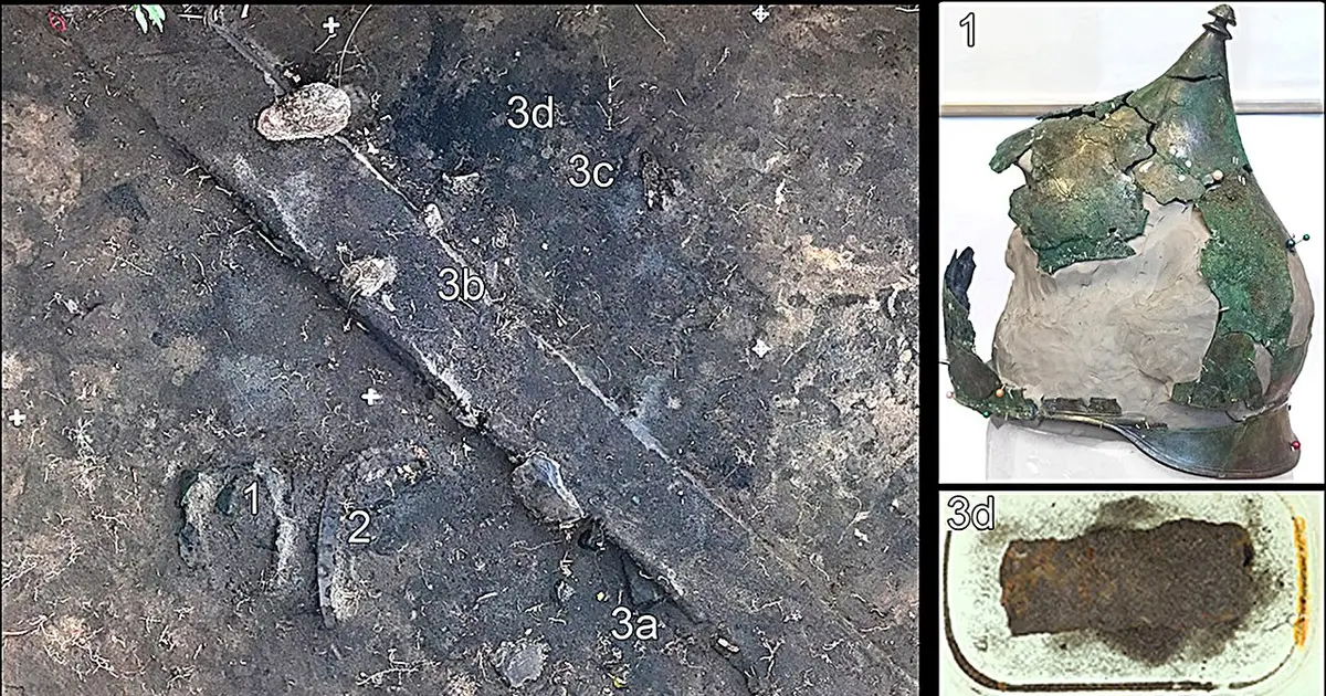 Rare Iron Age Celtic helmet discovered in northeastern Poland far from its homeland