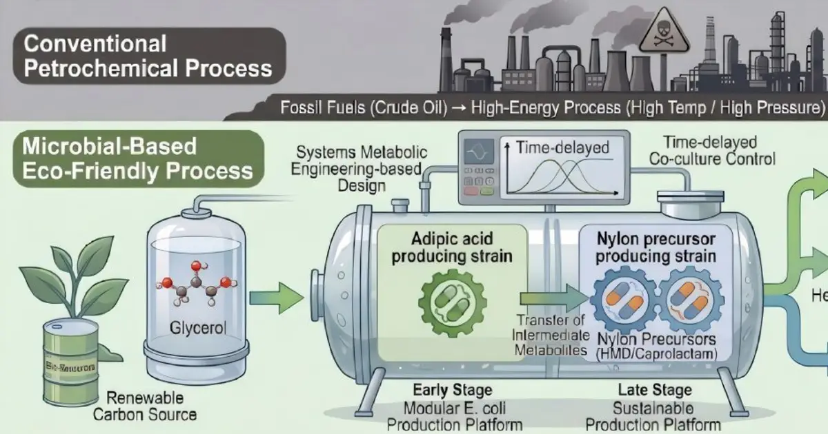 Microbes turn biodiesel byproduct into three nylon building blocks, opening greener route